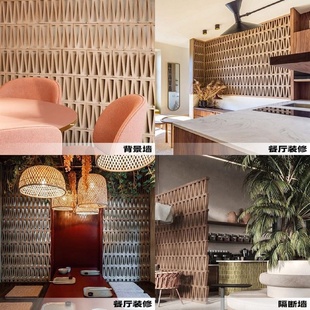 PU仿石水泥构建格栅M砖文化砖镂空隔断屏风客厅电视背景墙空心砖