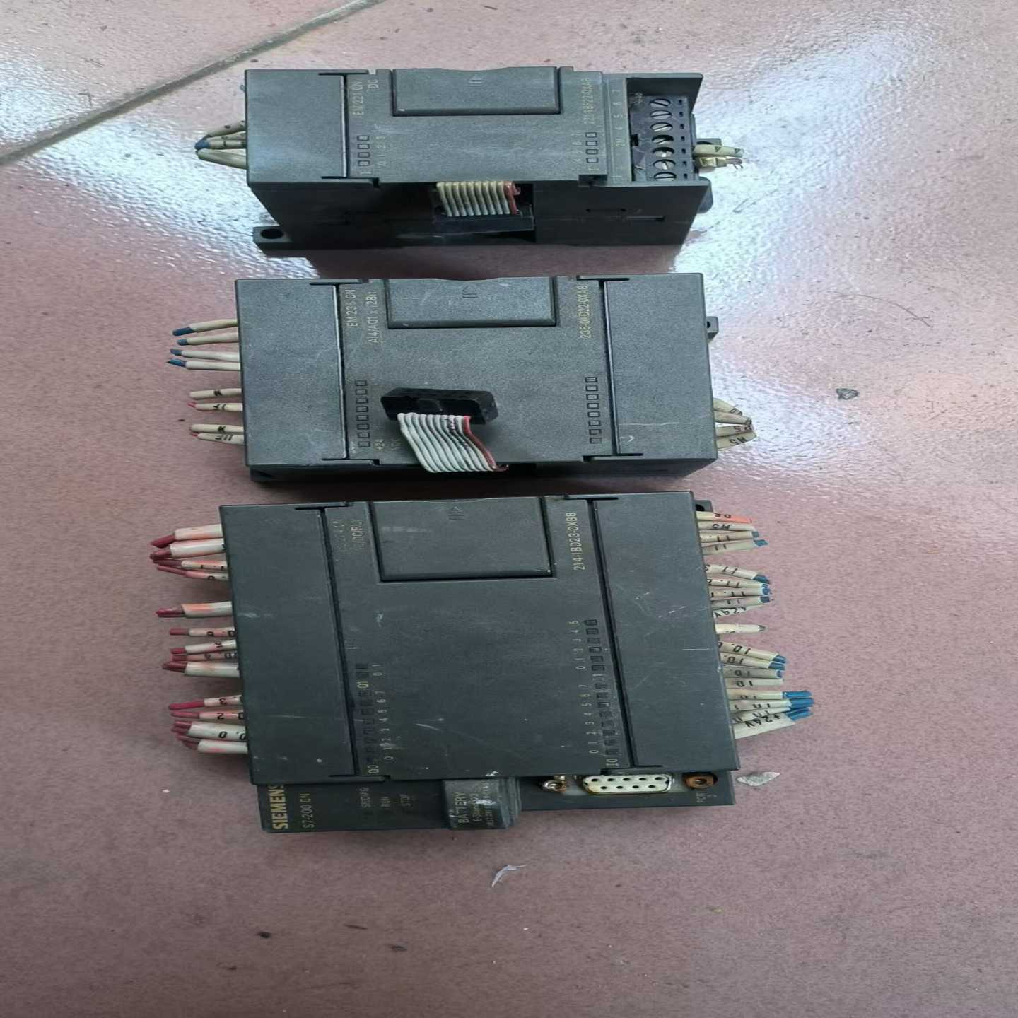 西门子CPU224CN模块带两个模块，拆机实物图片，--议价商品