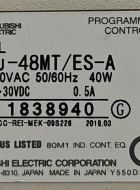PLCFX3U48MTESA成色如图拍前询价下单