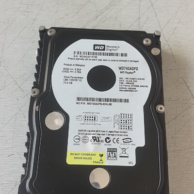 询价*WesterndigitalWD740ADFD品相型号