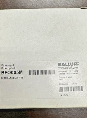 BalluffBFO005MFiberopticsSensorBFOD22-LA-KB-EAK-10-02