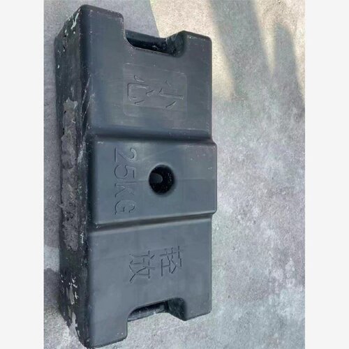 25kg配重块水泥塑料铸铁压重块吊篮配重块混凝土舞台展台桁架
