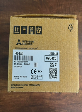 FX5-8ADMitsubishiANALOGINPUTMODULE8I/PPLC-New