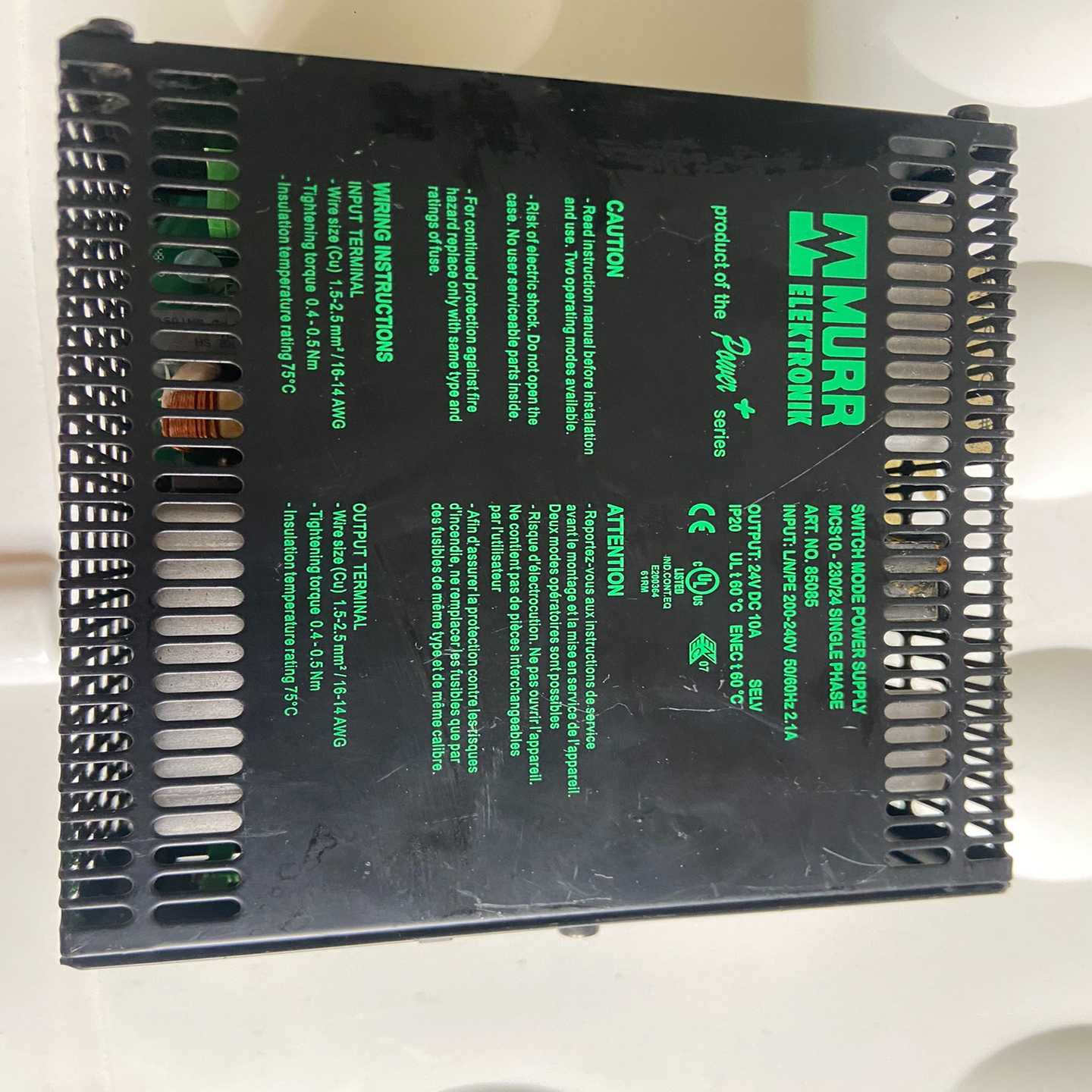 MURR穆尔电源MCS10-230/2485085（零零电子）