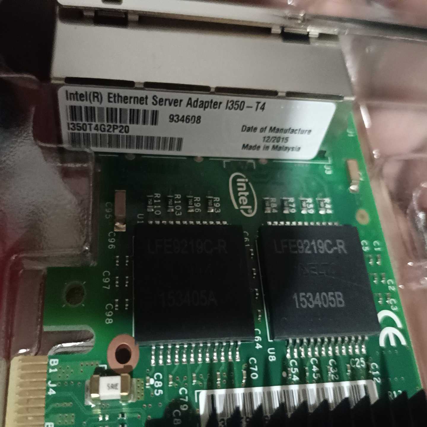 议价英特尔IntelI350T4千兆网卡4口服务器网卡独立4电