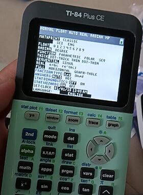 询价-TI84PlusCE彩屏计算器薄荷绿色适合SAT
