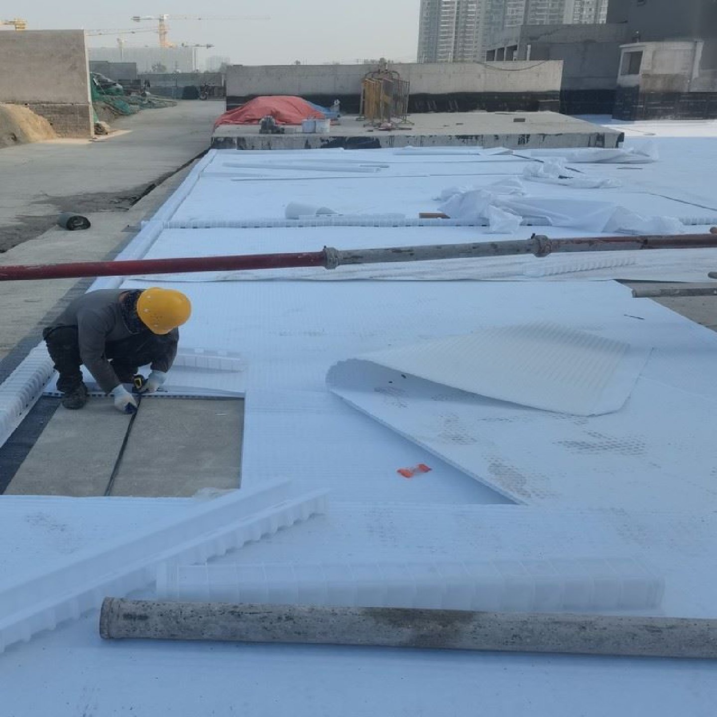 车库顶板虹吸排水板自粘土工布排水板高分子排水异形片排水板,基础建材,防水卷材,淘宝优惠券,粉丝福利购,淘宝优惠卷