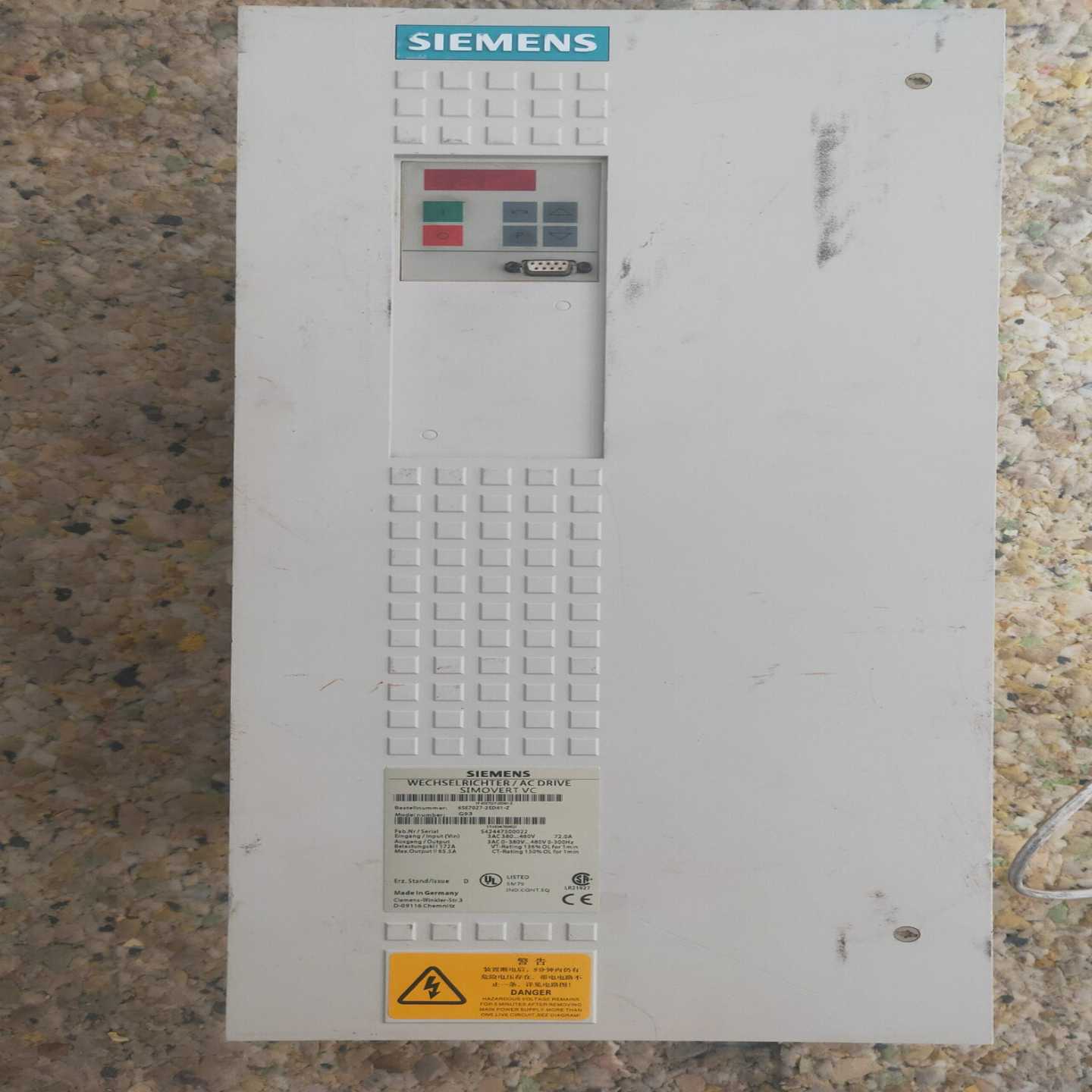 【议价】6SE7027-2ED61-Z变频器，功能成色如适用