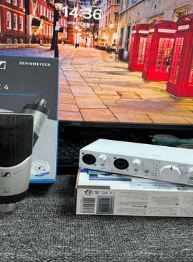 森海塞尔MK4电容麦ArturiaMiniFuse2声卡--议价商品