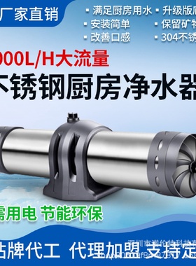 不锈钢全屋大流量厨房过滤器豪华超滤管道净水器爆款批发中央净水