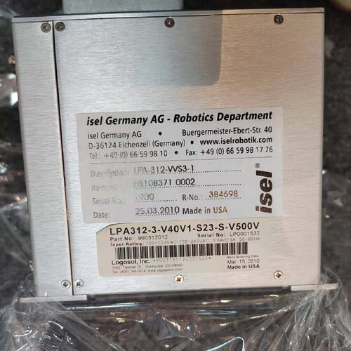 isel德国机器人部门电源模块型号LPA312V40V1-询