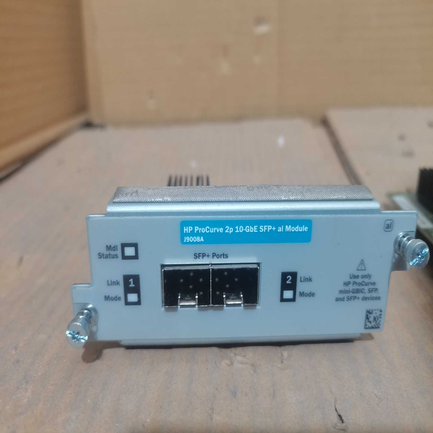 万兆HP惠普J9008A2端口10GbESFP扩展模--议价商品