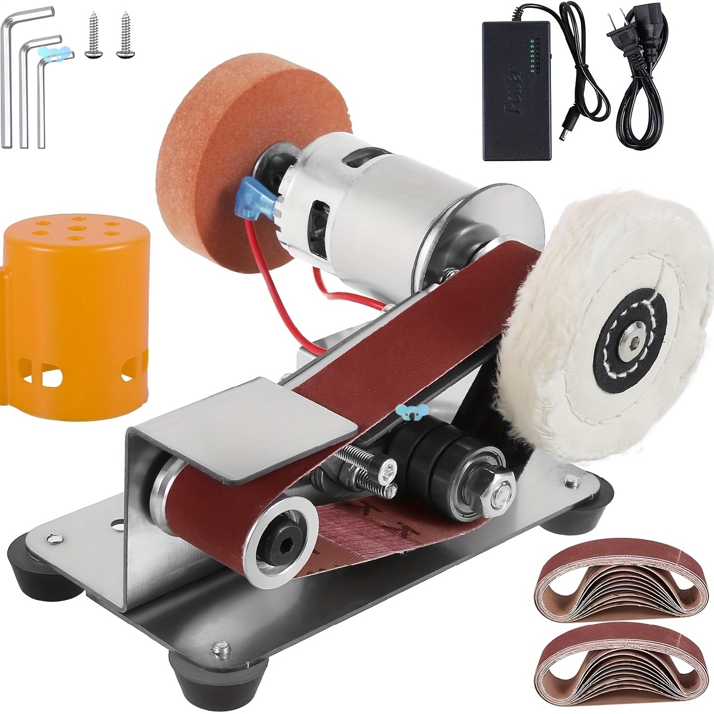 MiniBeltSander15DegreeElectricBeltGrinder7砂带磨光机
