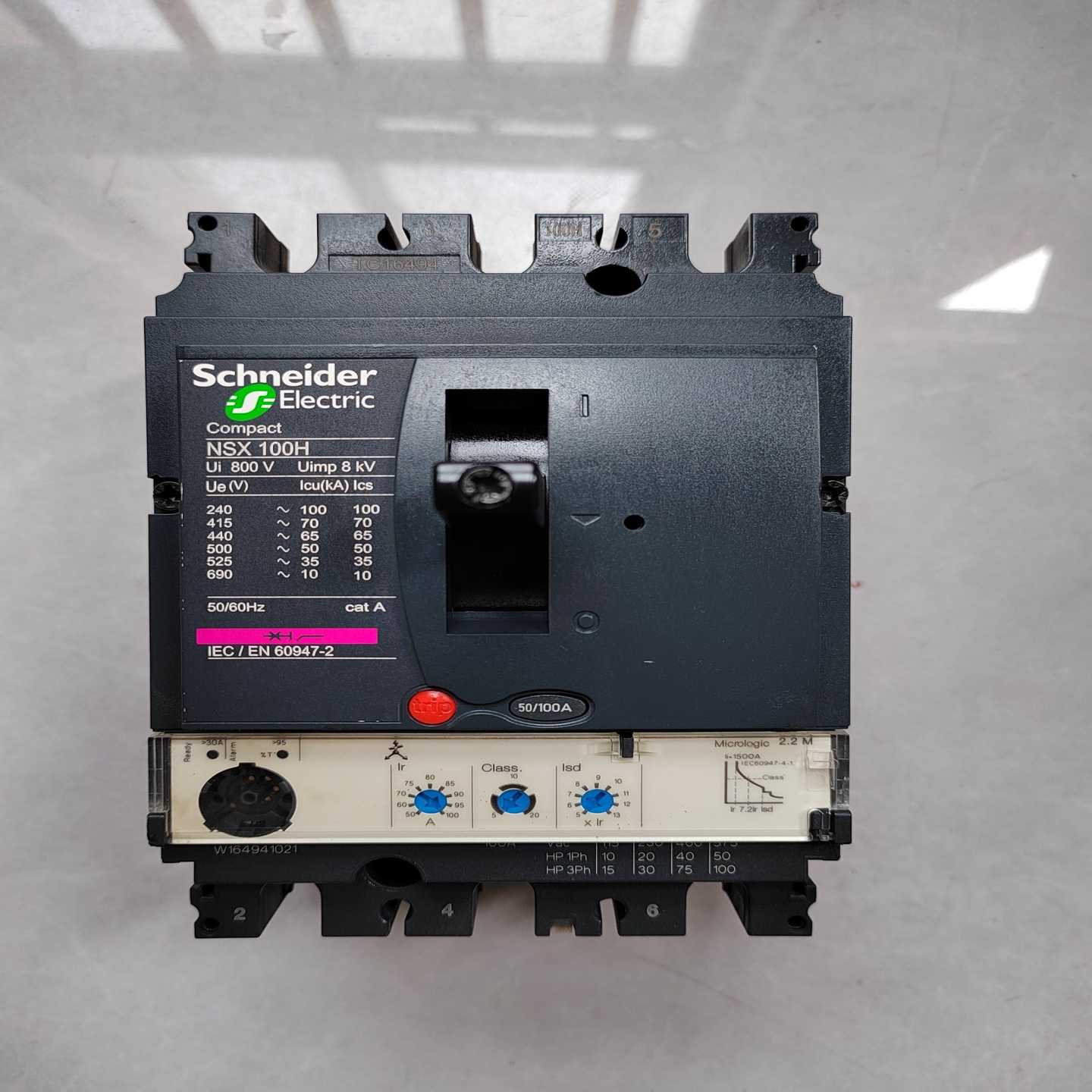 施耐德NSX3P100H2.3M100A电子式电动机--议价商品