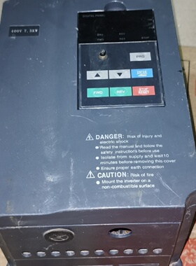 拆机众辰变频器H3400A07D5K7.5KW实物拍摄-议价