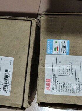 全新ABB交流接触器A110D3011原装正品带包装议价