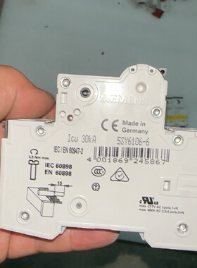 原装西门子5SX21/1P，5SY61/B6散新辅助断路器，--议价商品