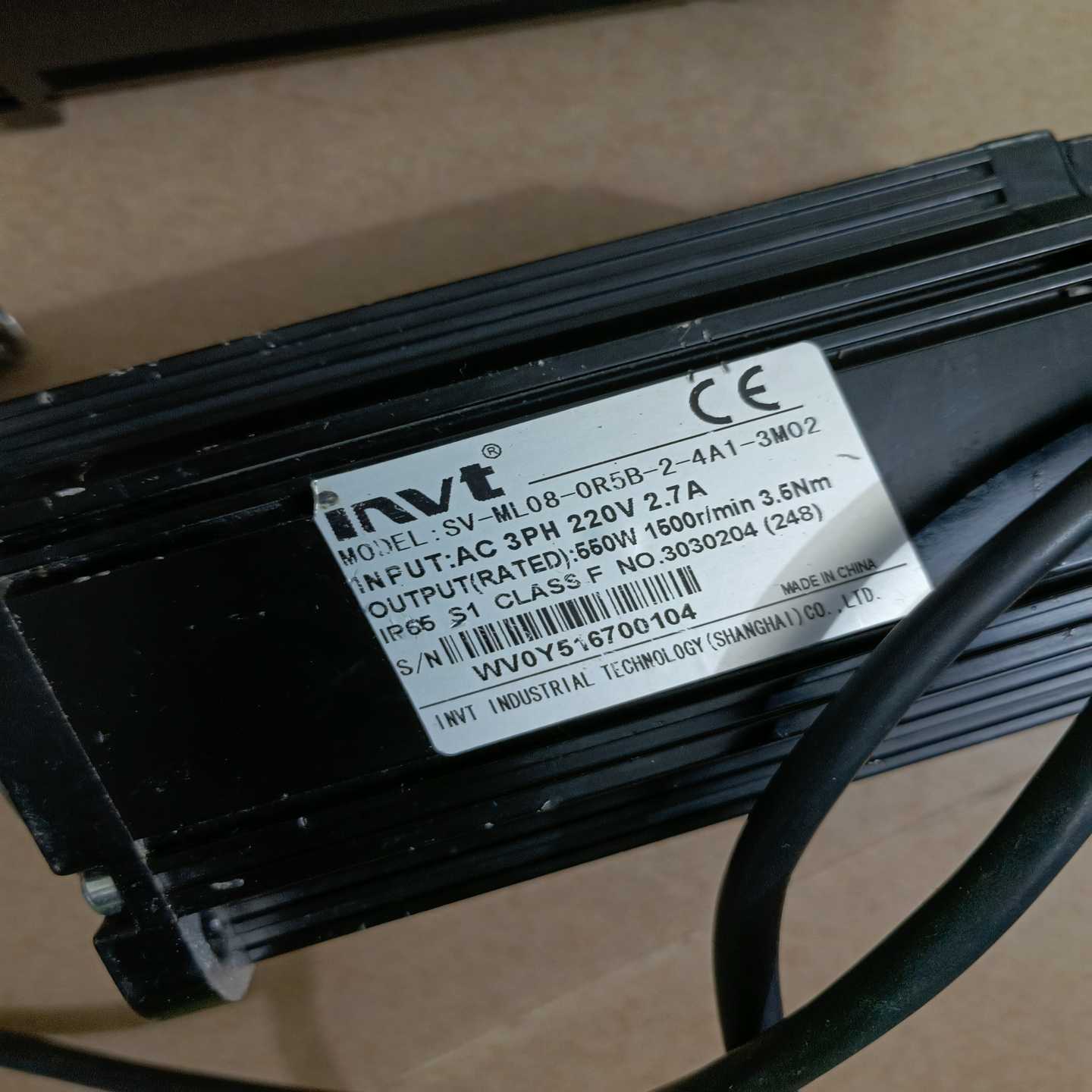 英威腾：SV-ML08-OR5B-2-4A1-3M02，55--议价商品