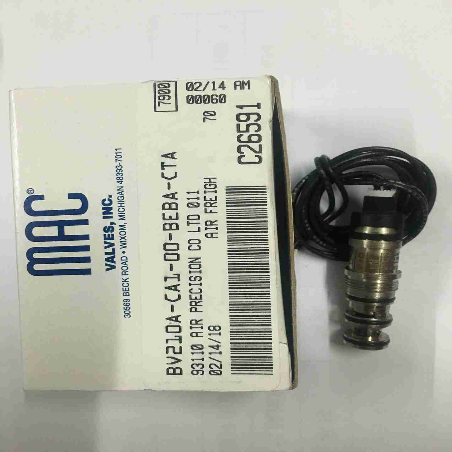 议价-现货MAC电磁阀BV210A-CA1-00-BEBA-CTA全新原装真品DC24v秒