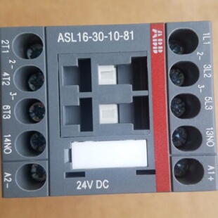 配件ABB直流线圈接触器ASL1630108124VDC议价