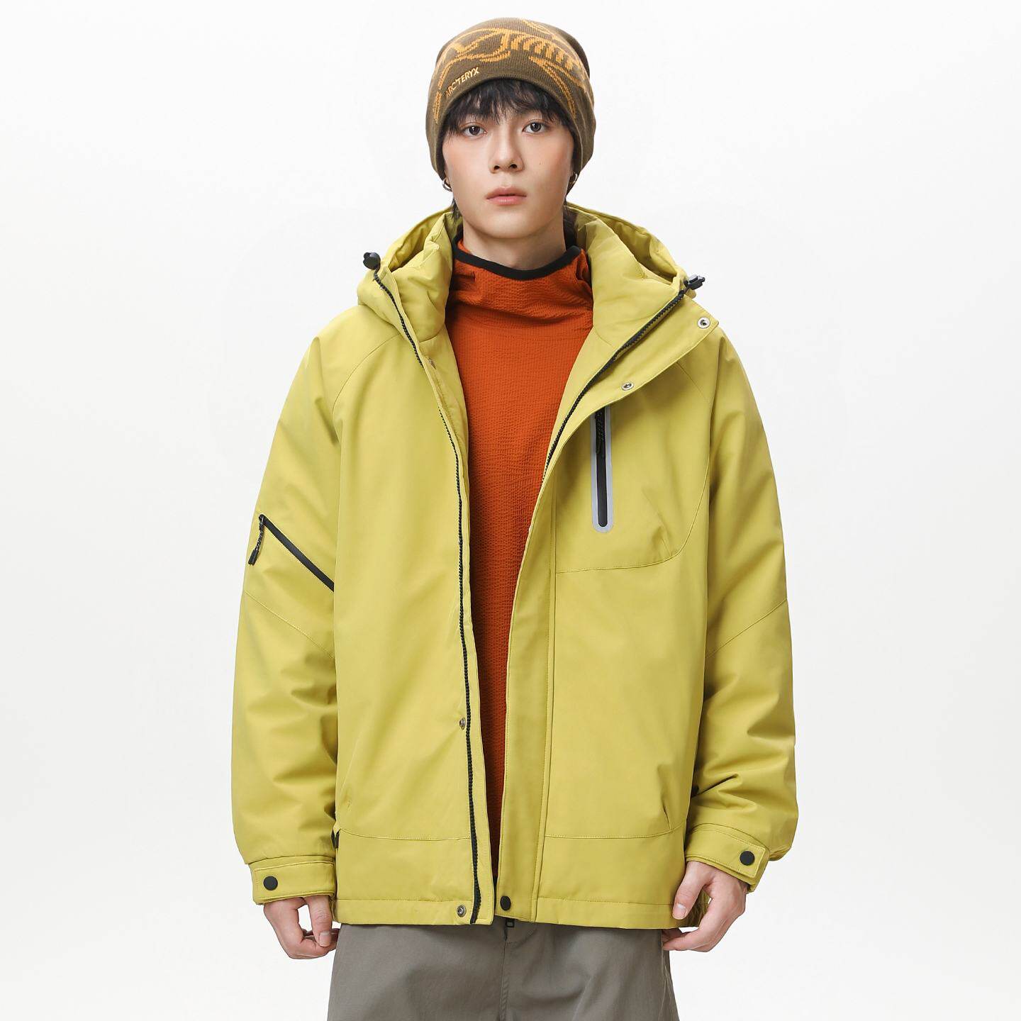 2026冲锋羽绒服男款冬季外套新款加厚保暖美式户外防水登山服夹克