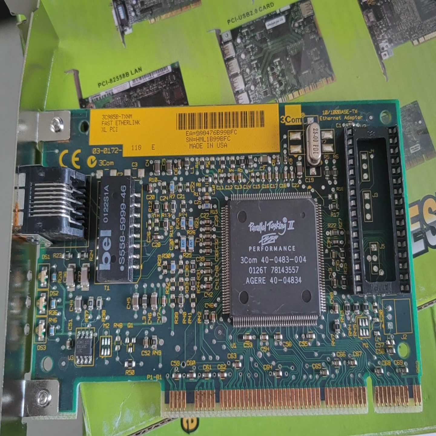 3COM3C905B-TXNM百兆PCI老网卡询价