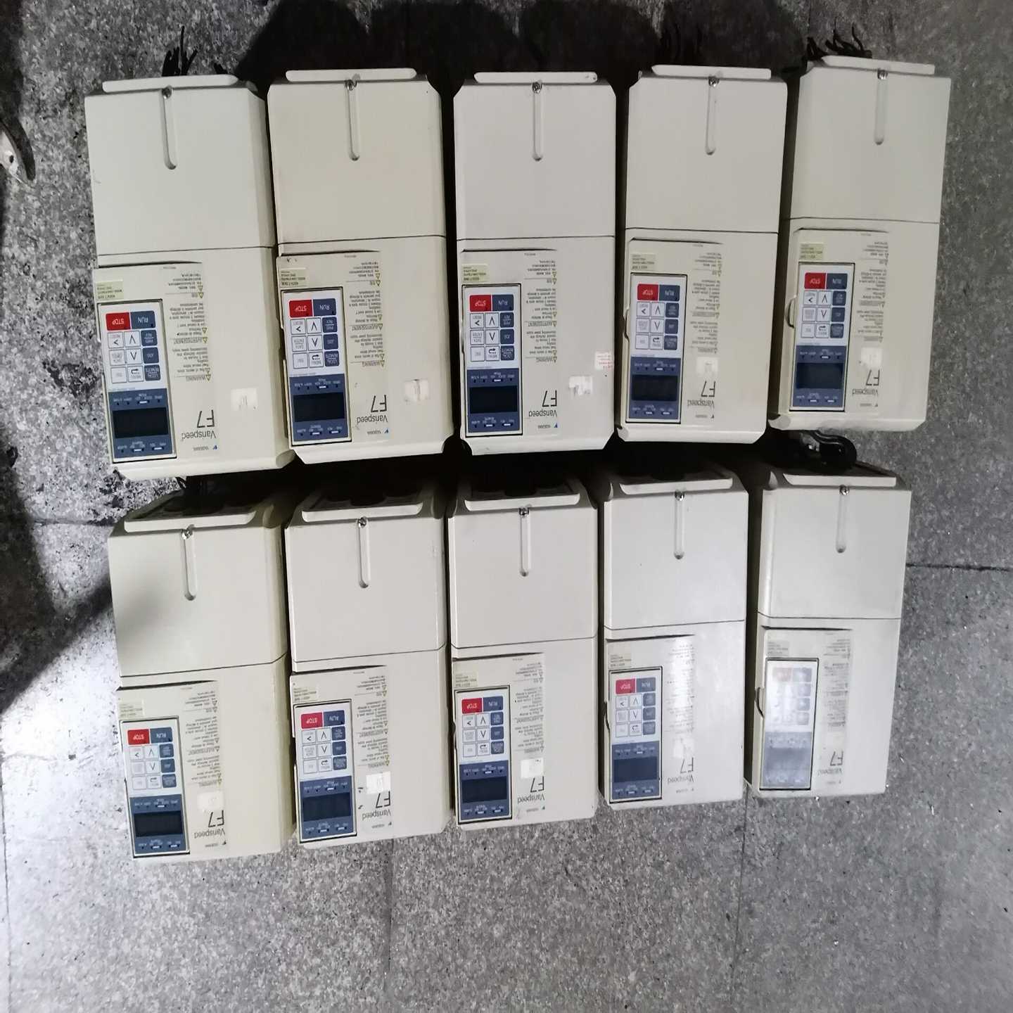 【议价】安川CIMR-F7B47P5/7.5KW变频器功能正常，成色适用