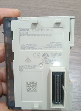 欧姆龙PLC模块CJ1WAD081V1实物如图所示不议价