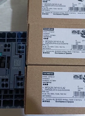 询价-3RT20252XF400LA2接触器