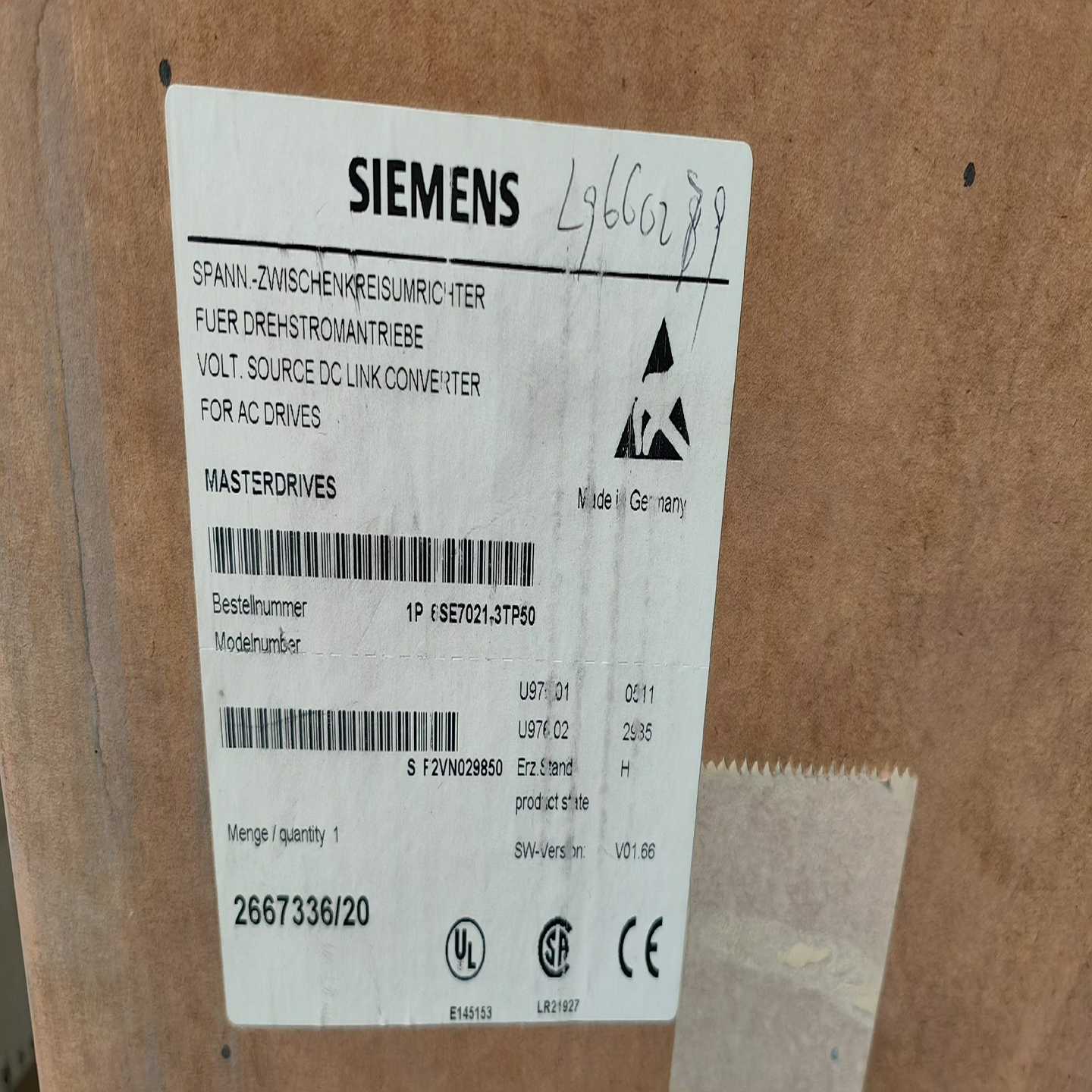 询价6SE7021-3TP50未拆封，，联系