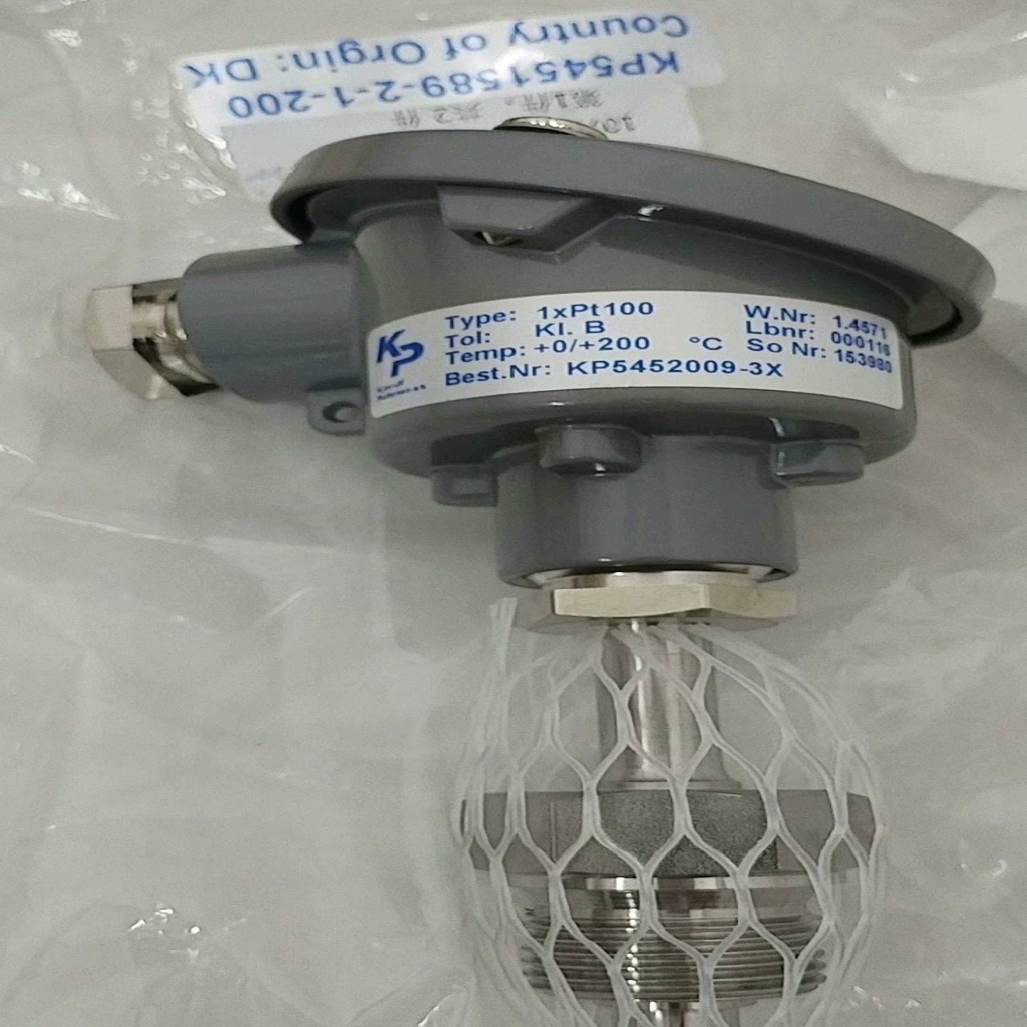 KP温度传感器1xPt100CI.B0/200--议价商品