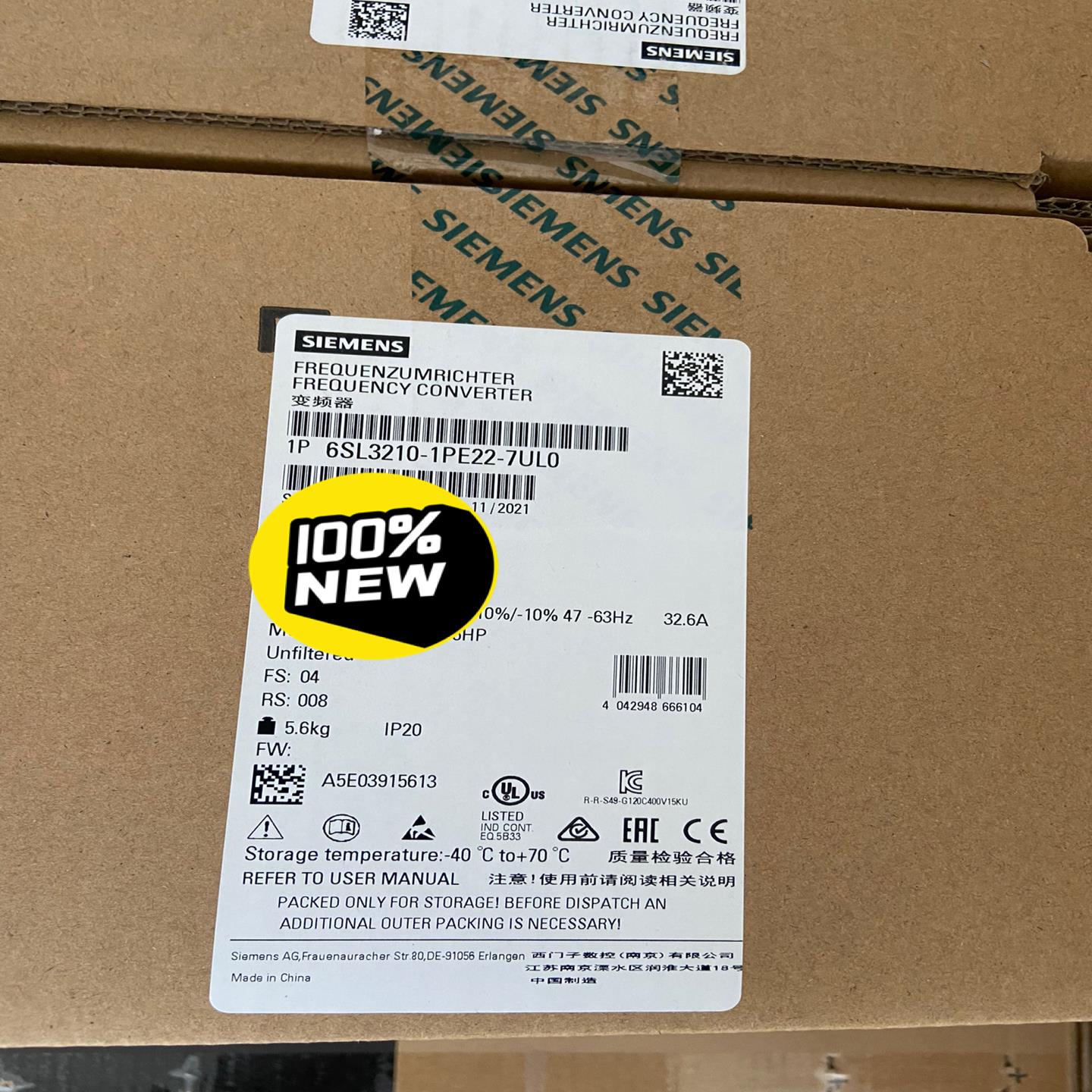 6SL3210-1PE22-7UL0变频器PM240-询价