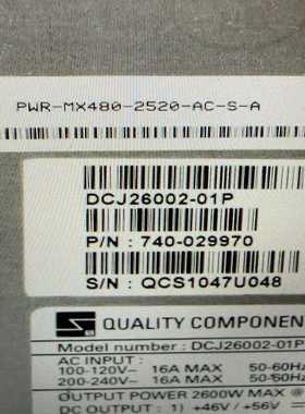 JuniperMX240MX480电源PWR-MX4询价