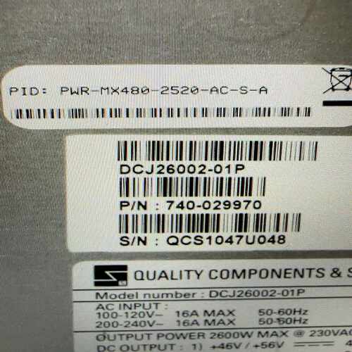 JuniperMX240MX480电源PWR-MX4询价