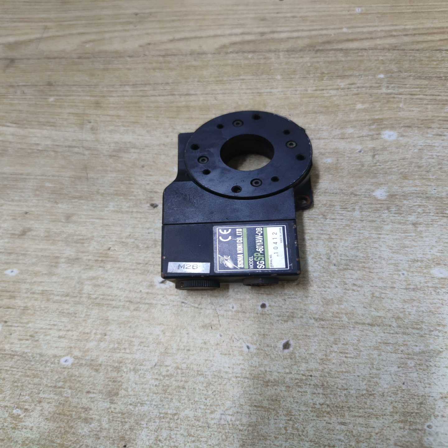 拆机西格玛SGSP-60YAW-OB高精度电动旋转平台--议价商品