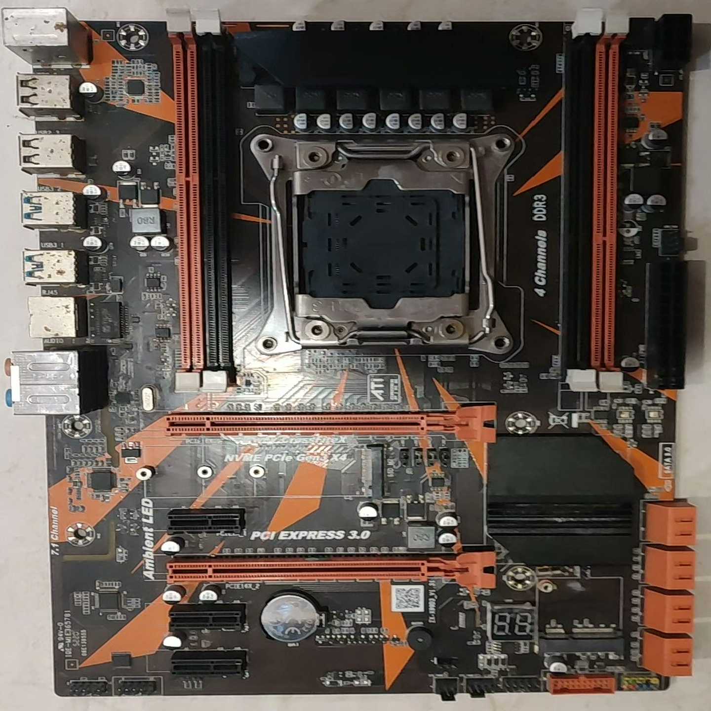 （议价）科脑x99d3大板1.31版ddr3主板搭配p106