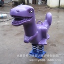 幼儿广场早教卡通双人恐龙摇摇乐儿童健身摇马塑料弹簧摇摆机热销