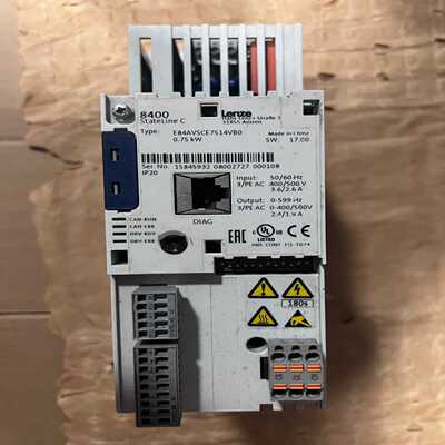 E84AVSCE7514VB0伦茨变频器0.75kw，二手-议价