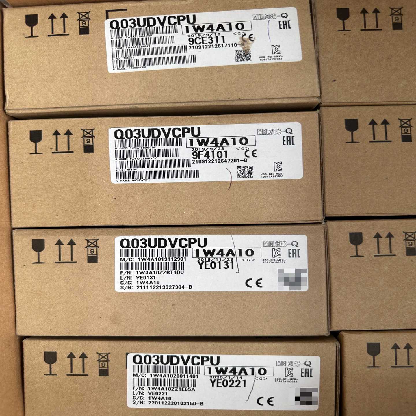 三菱Q03UDVCPU全新原装，日本制造带合格证，型号1W4--议价商品