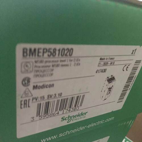 配件施耐德CPU模块BMEP581020全新现货议价