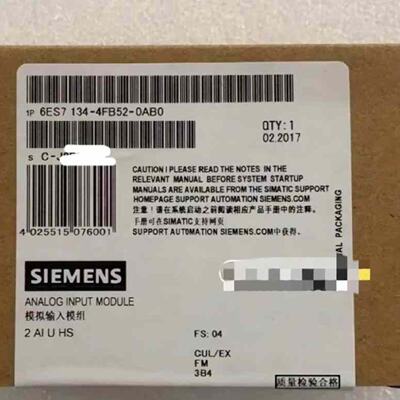 6ES71344FB520AB0西门子模块现货需要联