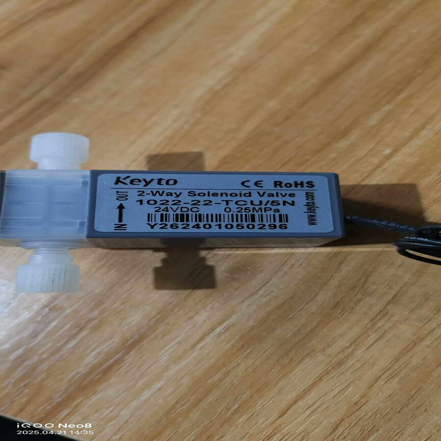 垦拓Keyto电磁阀1022-22-TCU/5N电磁阀，24询价