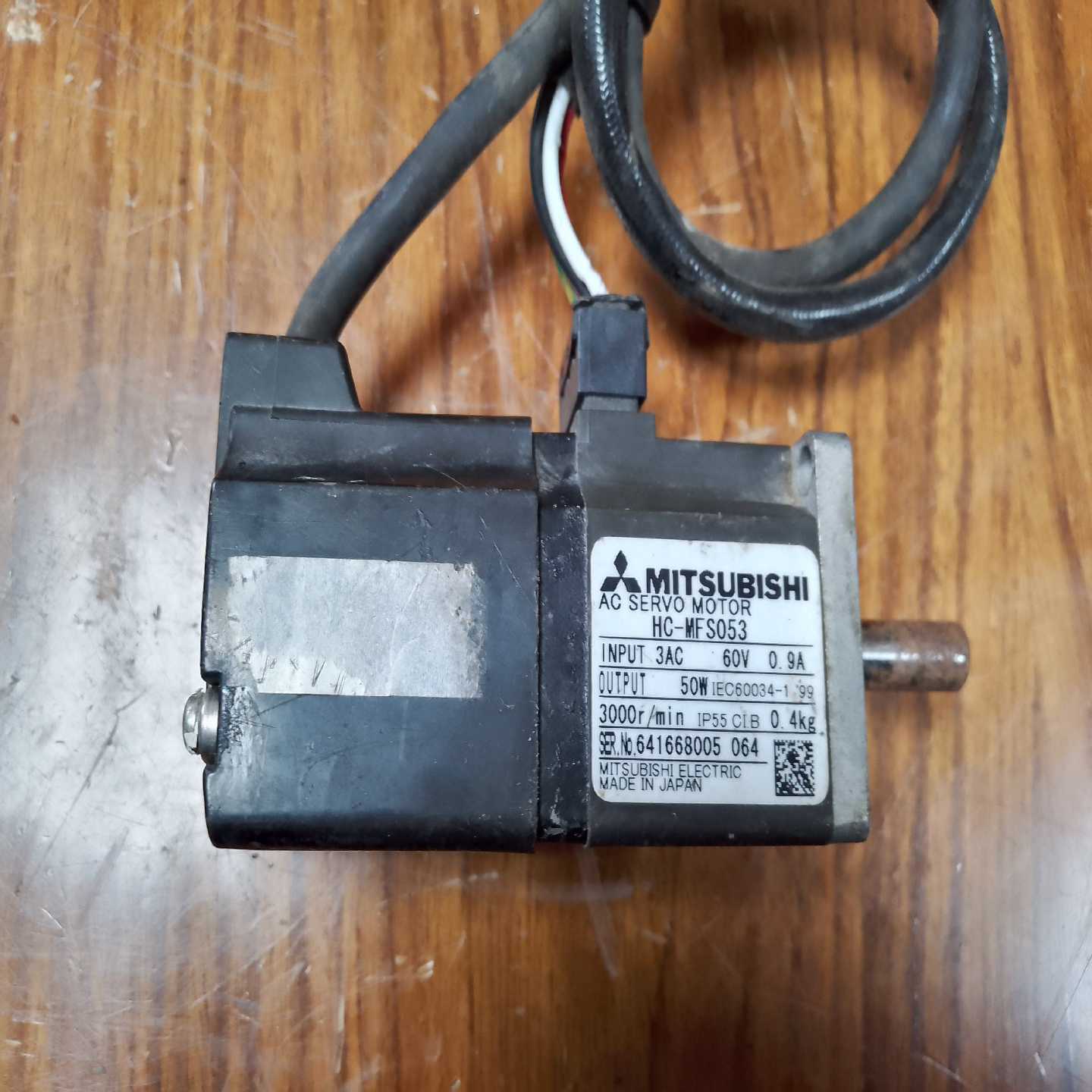 三菱伺服电机50WHC-MFS053二手拆机-议价