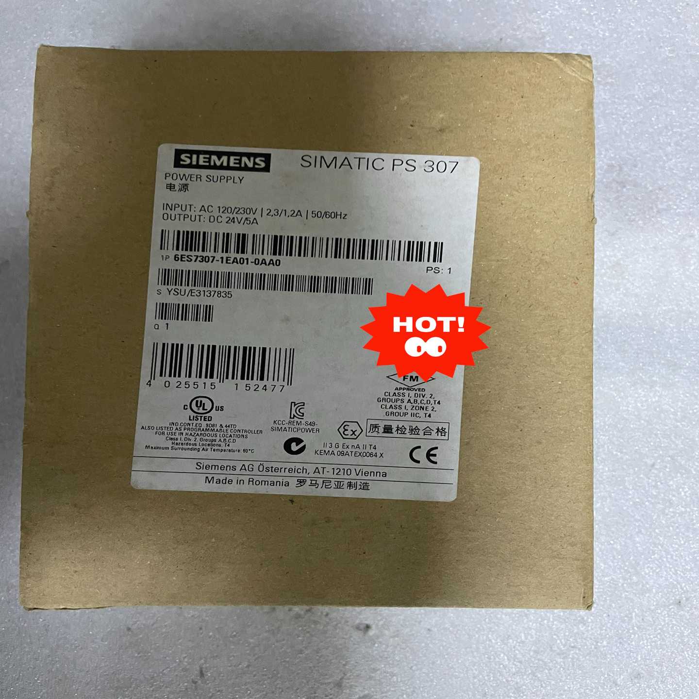 电源模块6ES7307-1EA01-0AA0询价