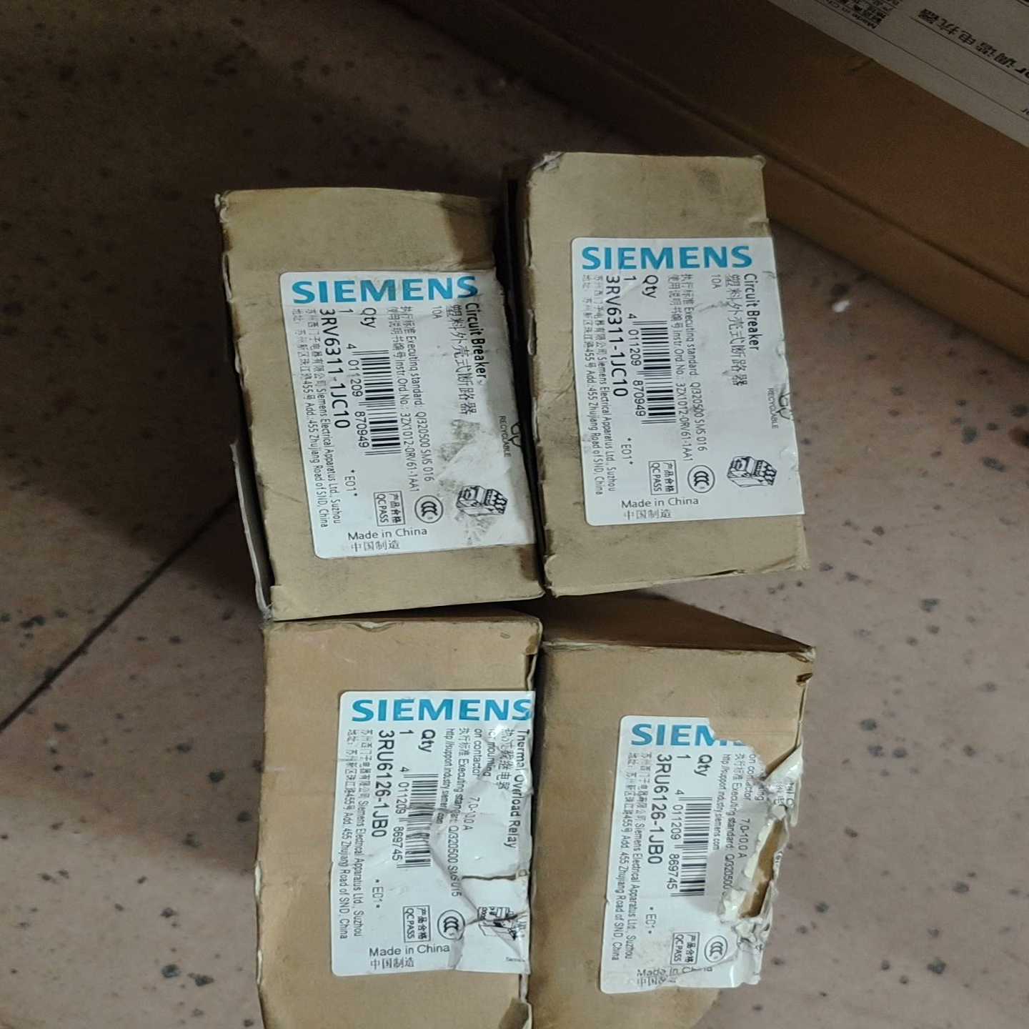 断路器，型号：3RV6311-1JC10 3RU612~询价