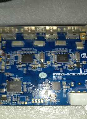 议价1张台湾IOIFWBX2-PCIE1XE220图像4路采集