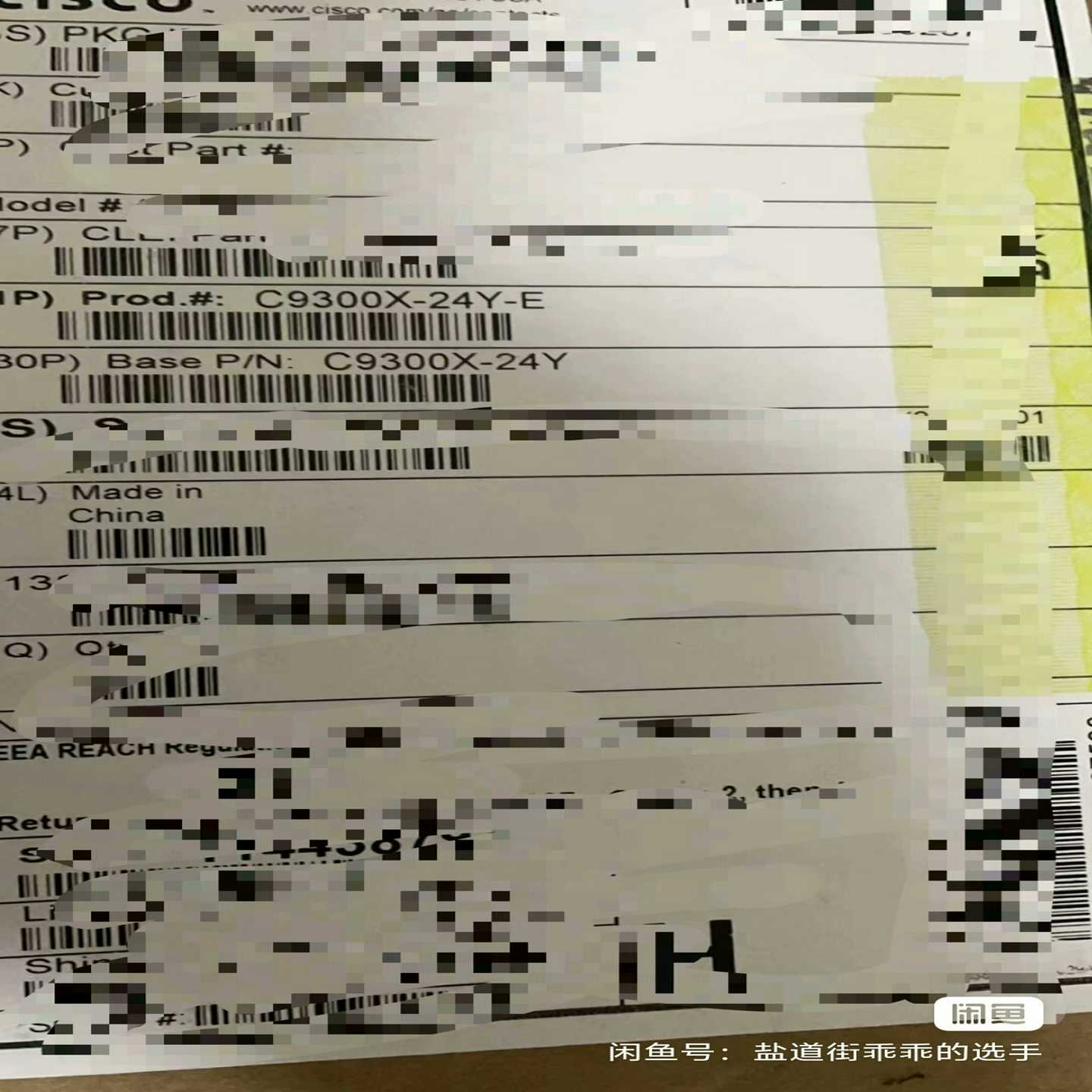 议价#交换机C9300X-24Y-E思科全U光口交换机,全新原装,现货/维