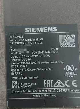 6SL3130-7TE21-6AA4橙色新功能完好议价出--议价商品