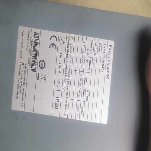 咨询-LXM16DU04M2X一0.4KW，BCH16HD0433