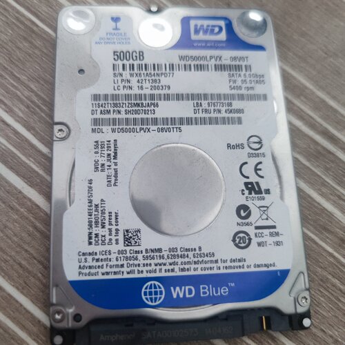 WD500g 2.5寸簿款-议价